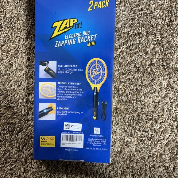 Zap it brand new unopened comes in a pack of 2 - Picture 2 of 2